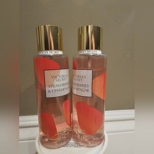 Victoria’s Secret Strawberries & Champagne Fragrance Mist – Lot of 2